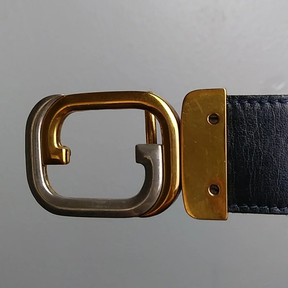 Gucci Belt Made In Italy Women's Belt Size 29 - 100/40 Black/Brown - Picture 7 of 17